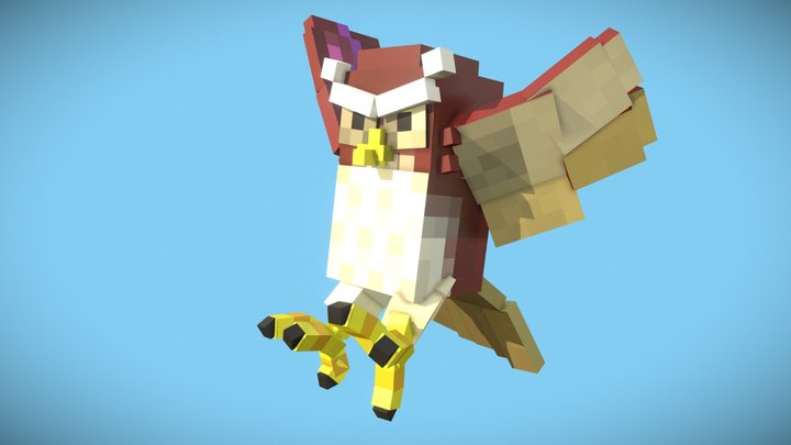 The Owl - The Legend of Zelda / Minecraft 3D Model