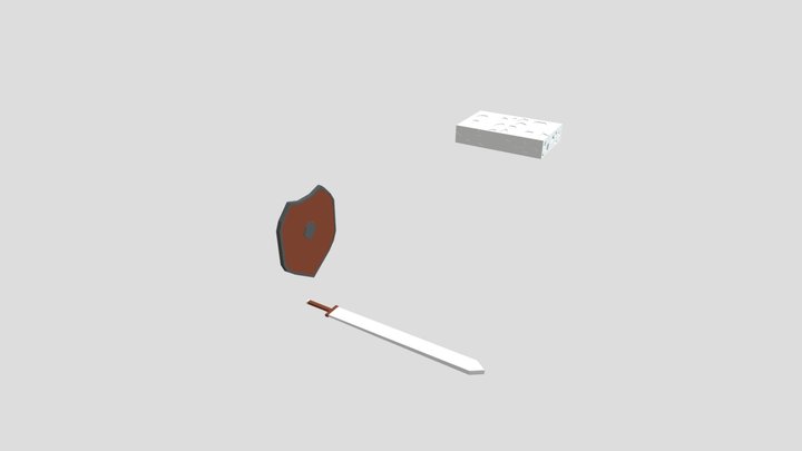 меч сыр щит – Free 3D Model STL