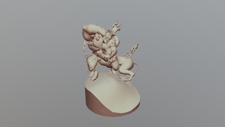 Merged Gladiator Sketchfab Final 01 3D Model