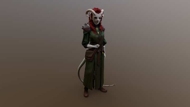 Персонаж из Hunyuan3D-2 3D Model