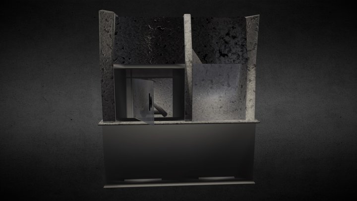 Chimney with window 3D Model