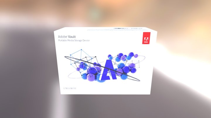 Adobe Vault Packaging 3D Model