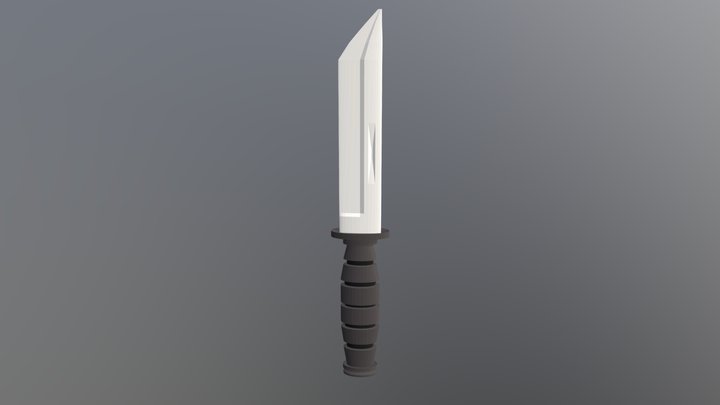Combat - Knife 3D Model