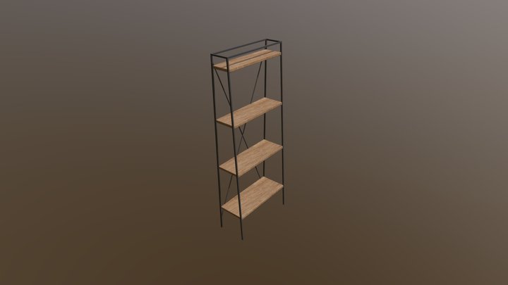 Shelf ( Woode Metal) 3D Model