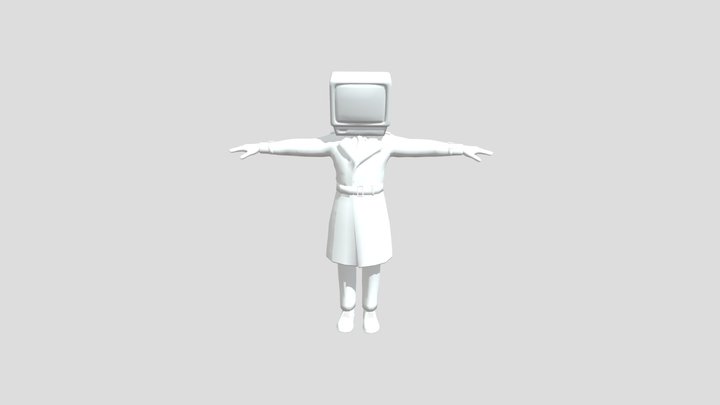 Tv_ Man 3D Model