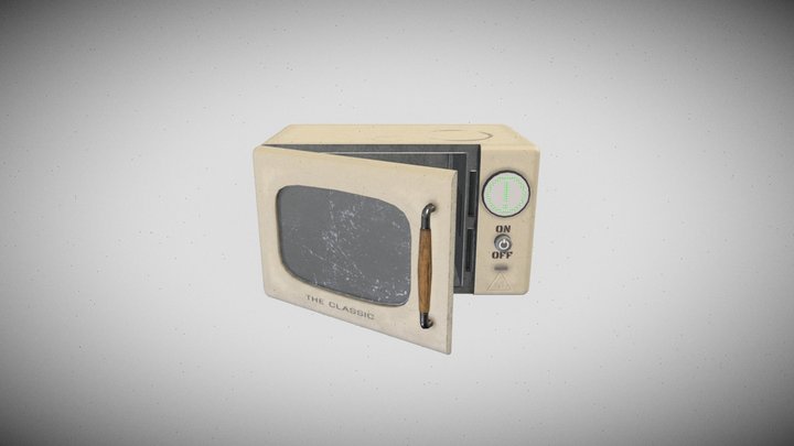Microwave 3D Model