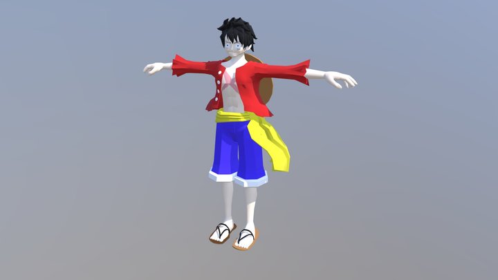 Luffy Material 3D Model