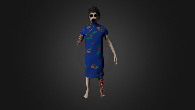 China Doll 3D Model