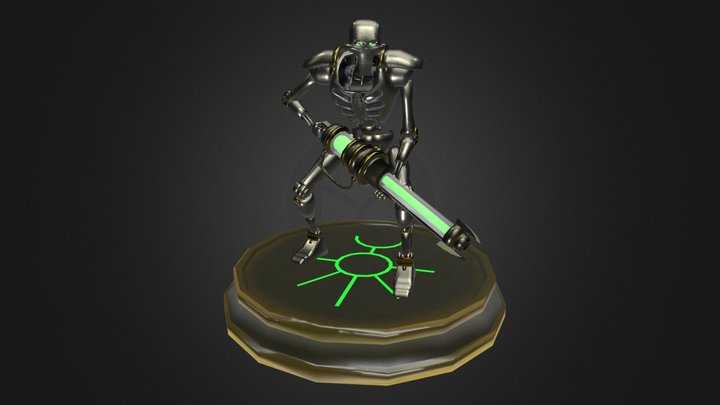 Necron Warrior 3D Model