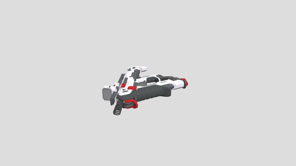Smg Sci Fi Submachine Gun Concept