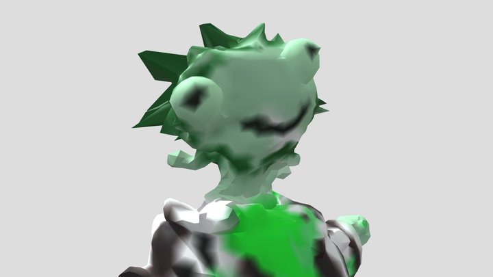 Beetlejuice Frog (Not AI) 3D Model