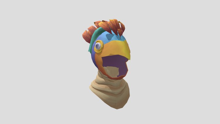 Aztec helm 3D Model