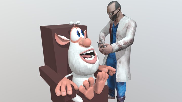 Dentist doing the booba 3D Model