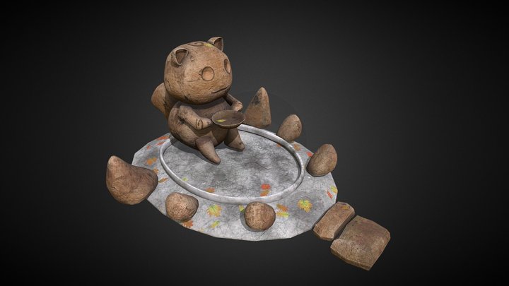 ARDILLA FUENTE 3D Model