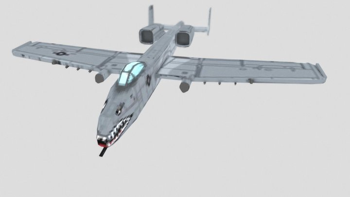 A-10 Thunderbolt – Modèle 3D gratuit STL