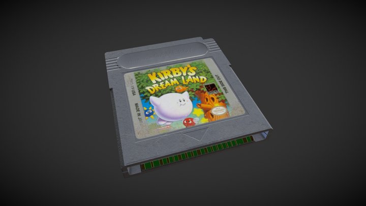 Gameboy Cartridge 3D Model