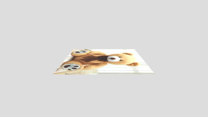 Love Teddy(Brown) 3D Model