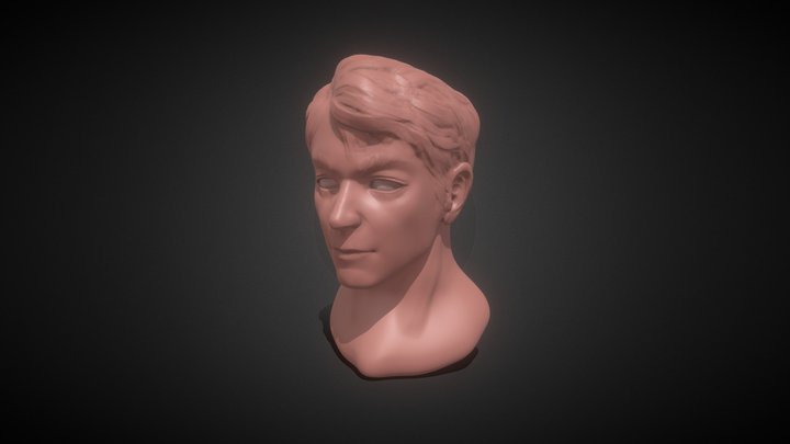 Man Face 3D Model