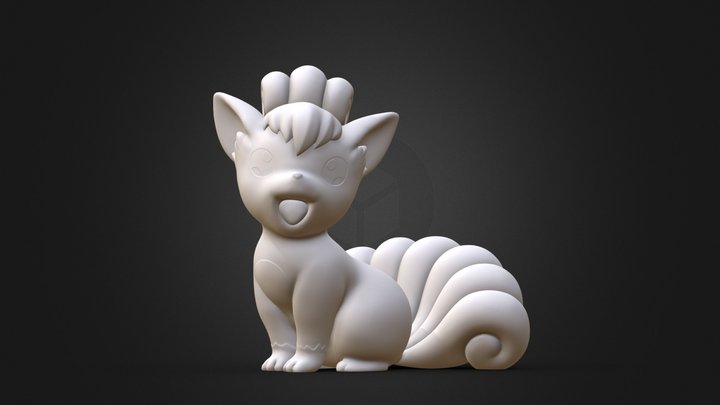 Vulpix(Pokemon) 3D Model