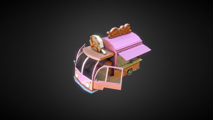 CandyCar 3D Model