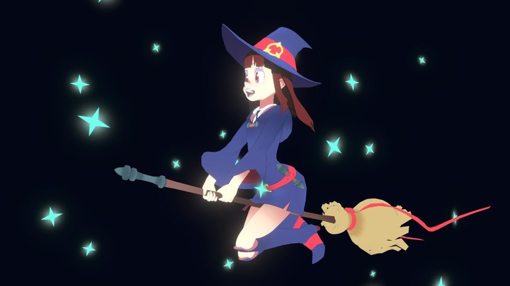 Little Witch Academia: Akko 3D Model
