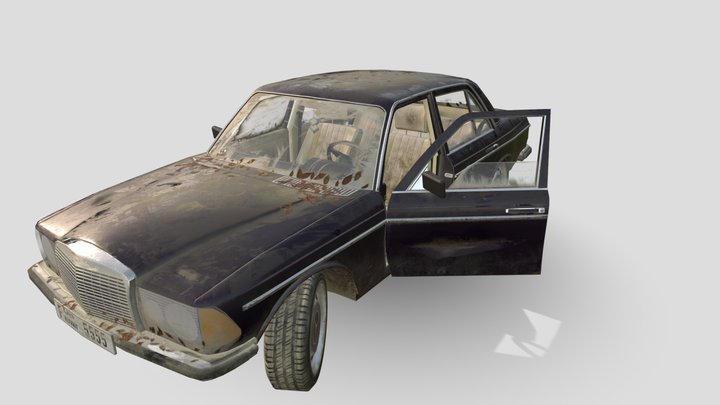Mercedes-Benz w123 3D Model