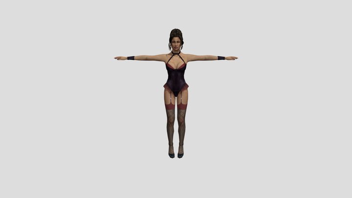 Cynthia Velasquez Alt Outfit - Silent Hill 4 3D Model