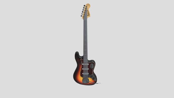 1968 Fender Bass VI 3D Model