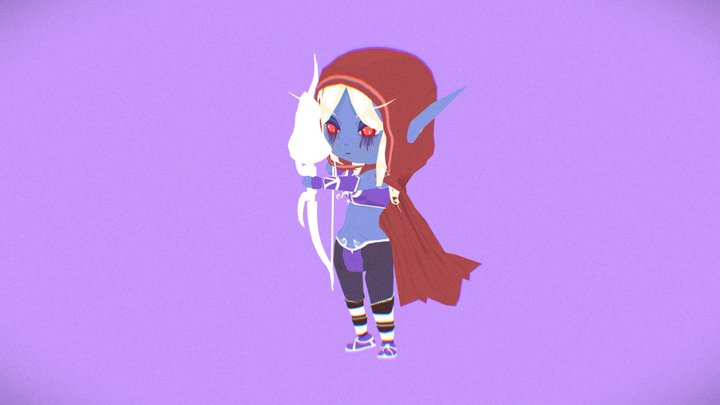 Sylvanas Windrunner 3D Model