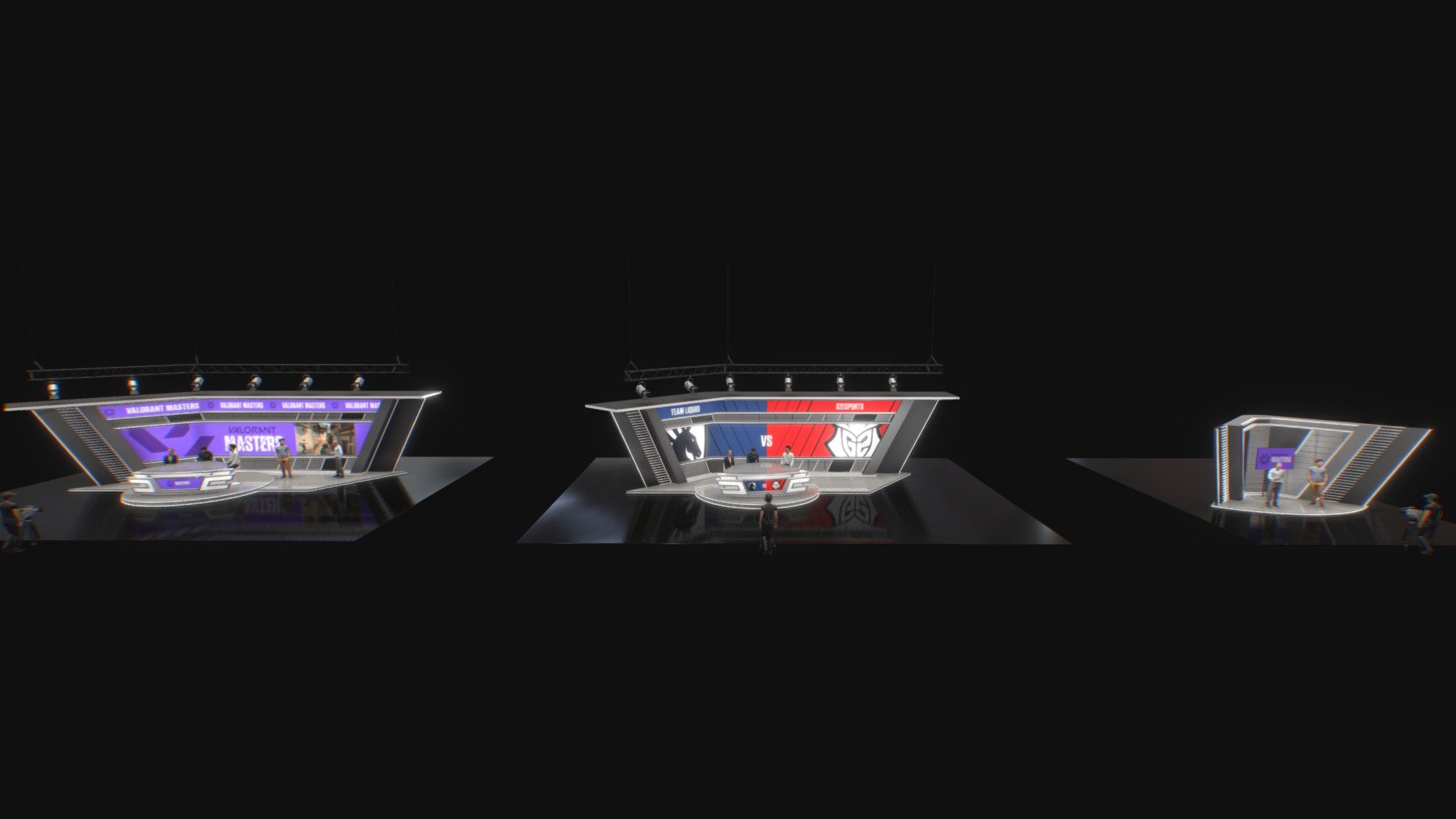 VALORANT-3D - casters and analysts studio