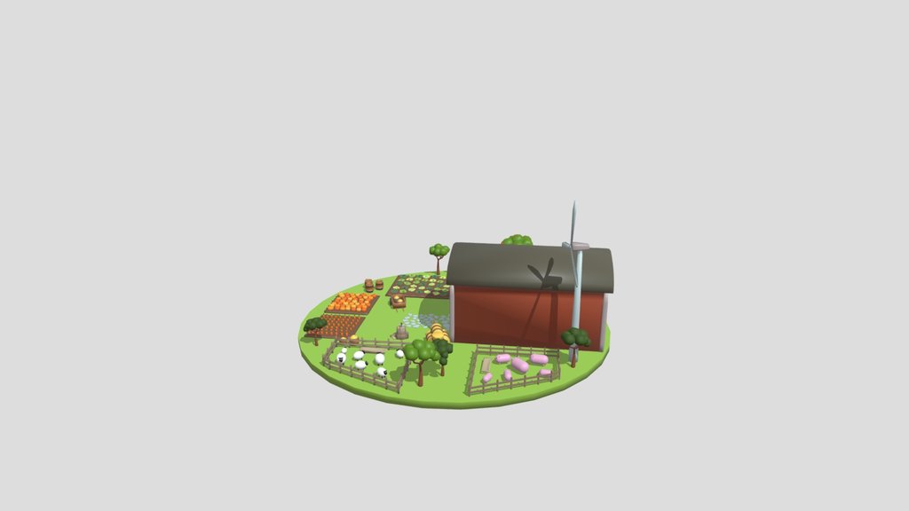 Low Poly Farm