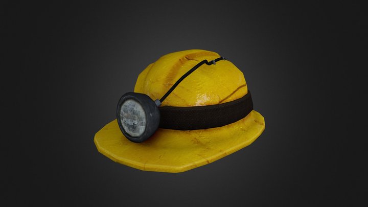 Cave Trophy: Hard Hat 3D Model