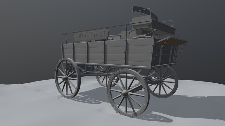 Morgan Wagon 3D Model