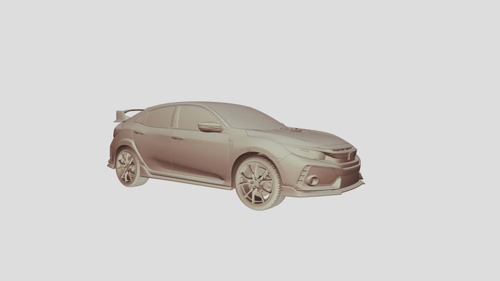 modified-honda-civic 3D Model