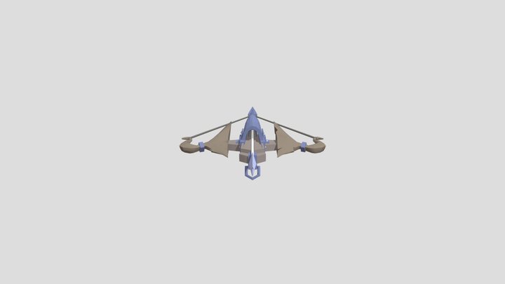 Crossbow blockout 3D Model