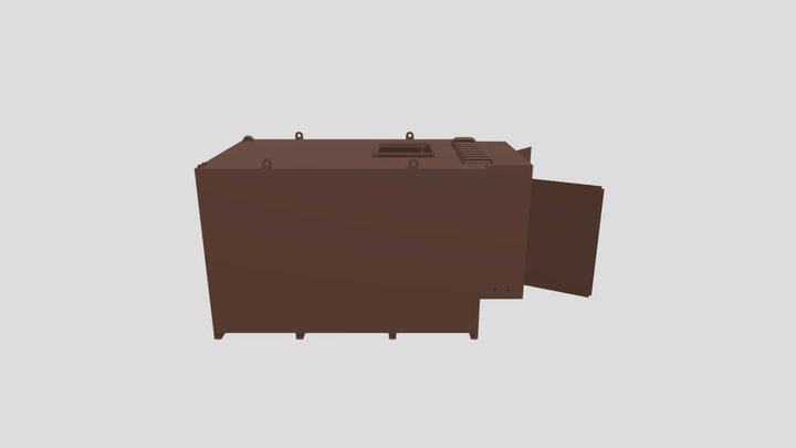 8,300L Generator Tank 3D Model