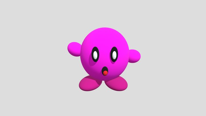 Kirby 3D Model