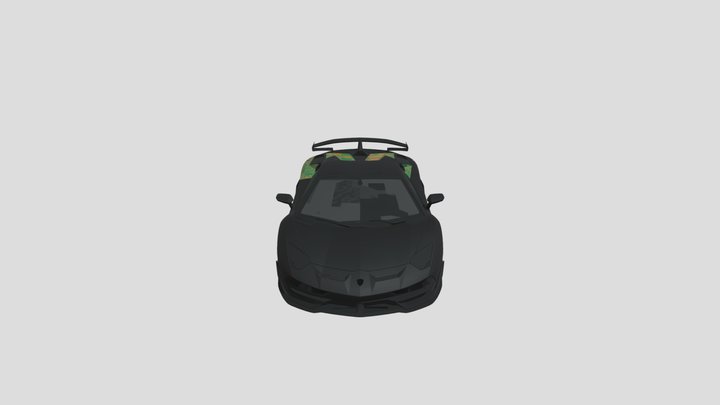 Lamborghini Aventador SVJ Roadster 2020 3D Model
