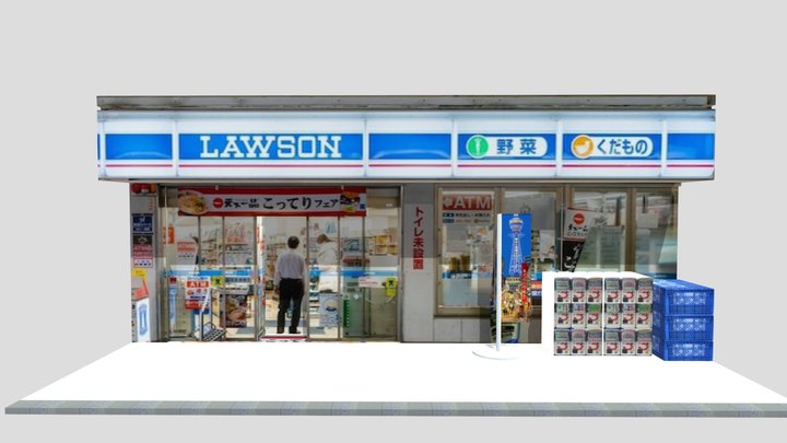 lawson japan 01 3D Model