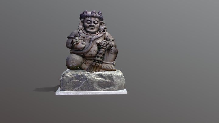 Dwarapala Singasari 3D Model