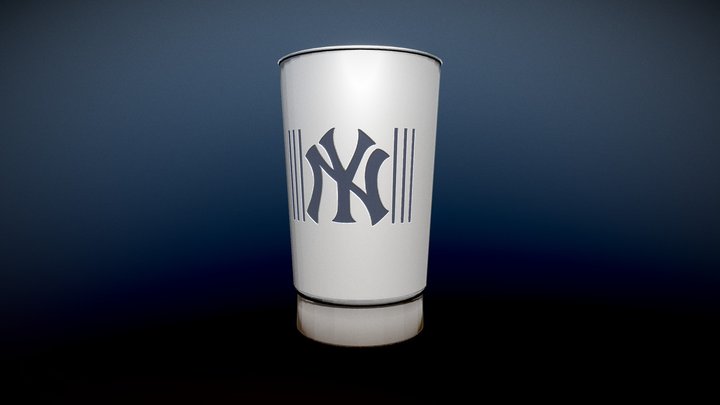 New York Yankees New Era Cap 3D model