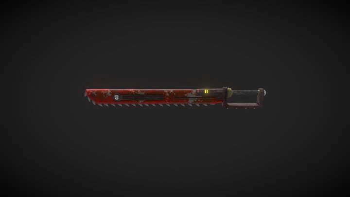 Chainsword 3D Model
