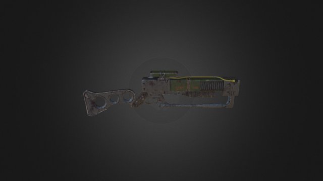 Fallout AER 9 Laser Rifle 3D Model