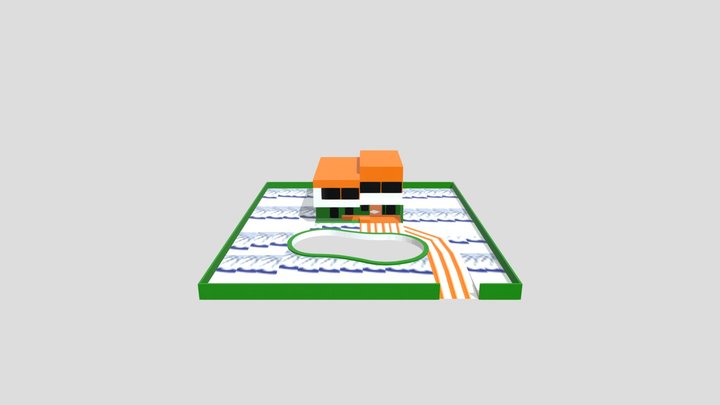 INDIAN BIKE DRIVING 3D HOUSE [ INDIAN FLAG ] 3D Model
