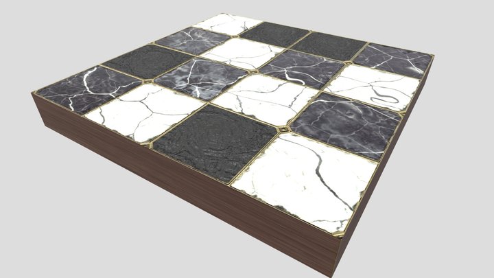 Marble Tile 3D Model