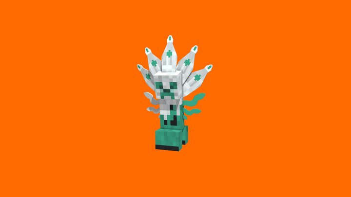 Shiny Zygarde Creeper 3D Model