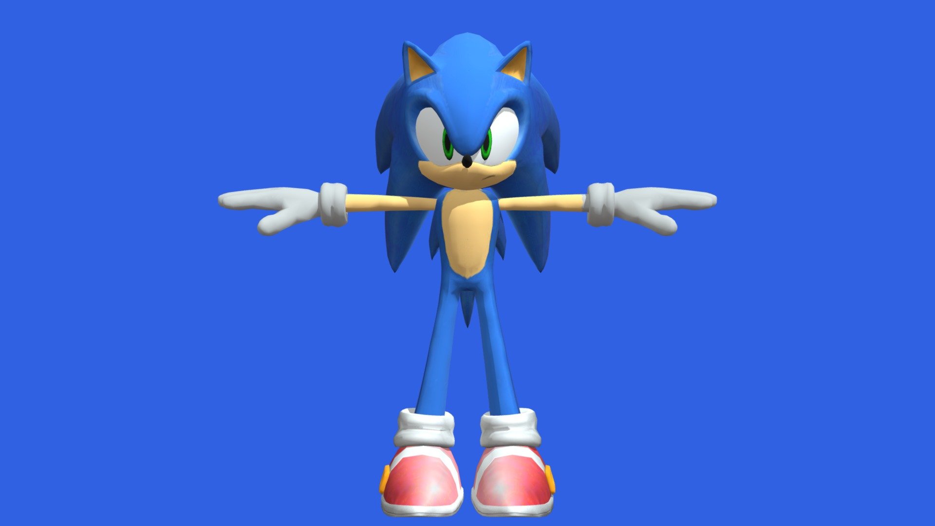 Xbox 360 - Sonic The Hedgehog 2006 - Sonic - Download Free 3D model by  SonicModelArchive (@Gabby.Sanabria.de.Geraci) [8aad0bd]