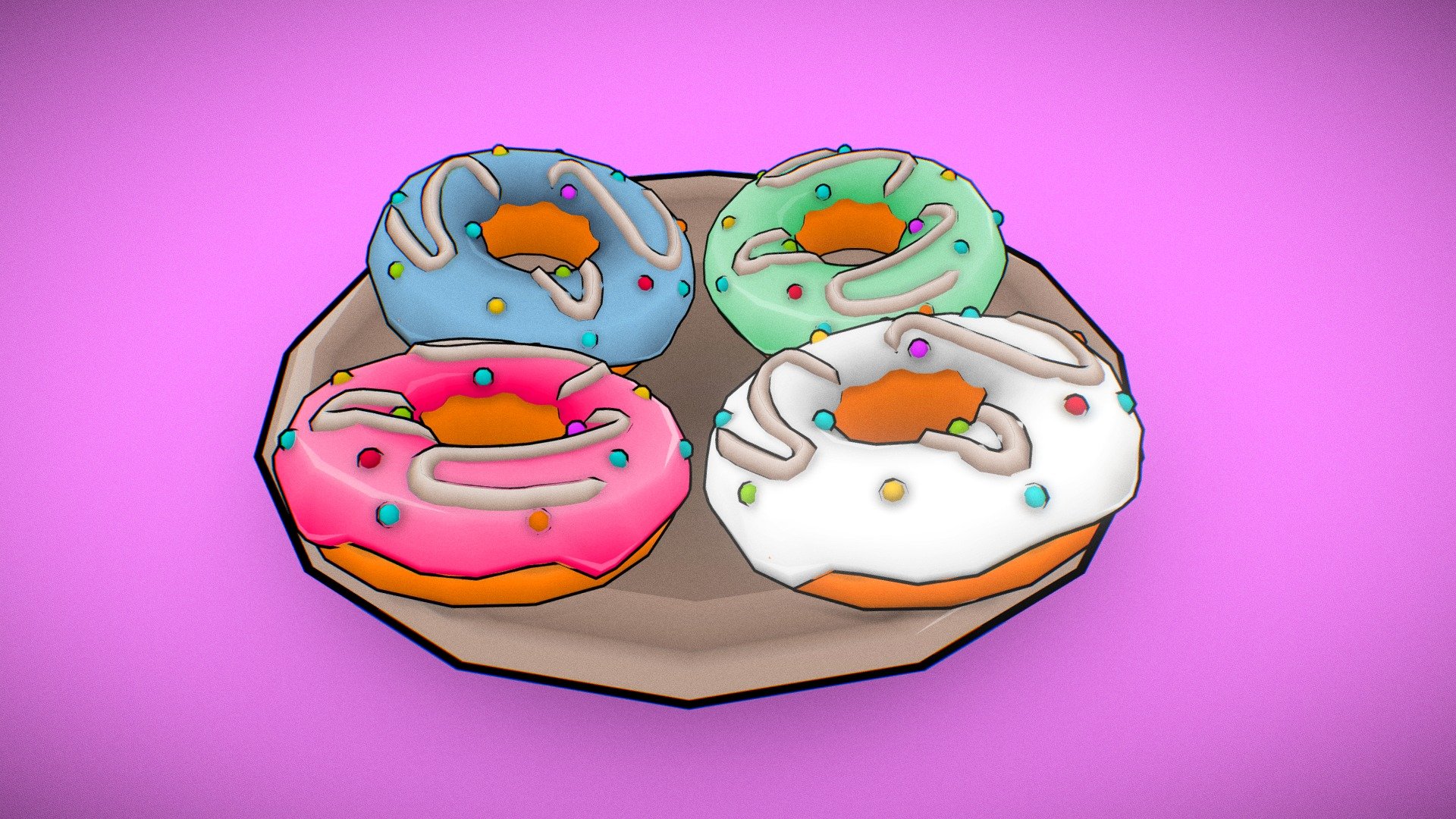 Casual Daily Art / 04 - Donuts