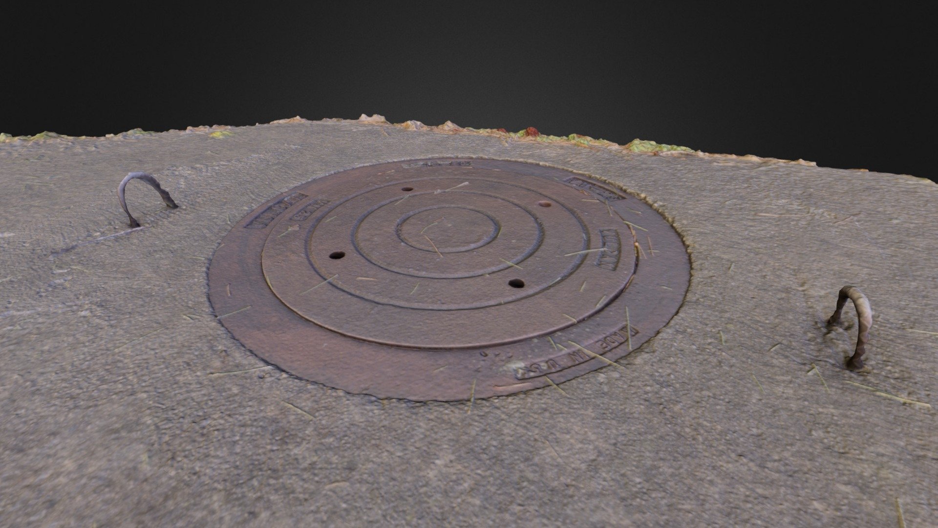 Manhole Cover #3DST37