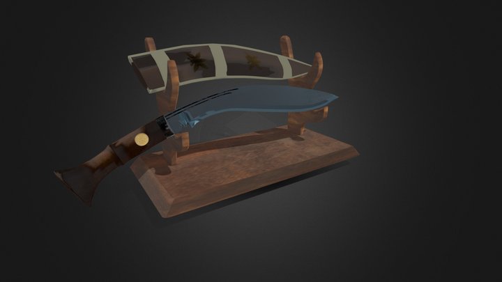 Nepali Khukuri 3D Model
